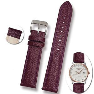 보라색 인조 가죽 밴드 손목 시계줄 교체 수리 스트랩 손목 기념일 시계공용 패션 캐주얼 watch 줄 교환