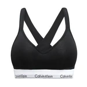 [Calvin Klein]캘빈클라인 언더웨어 CK 여성 모던 코튼 리프트 브라렛 속옷 블랙 QF1654E-001