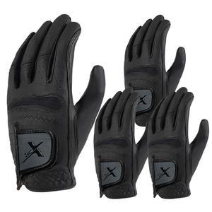 남성용 반양피 왼손 검정 4개입 26호