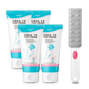 넬라 우레아 10 풋크림 4개+풋파일 세트 /발각질제거 굳은살제거