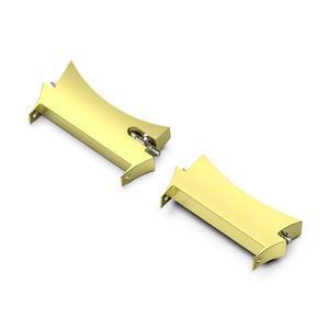 호환 삼성 갤럭시 워치용 금속 커넥터 스테인리스 스틸 스트랩 어댑터 워치 4 클래식 갭 없음 40mm 44mm 42