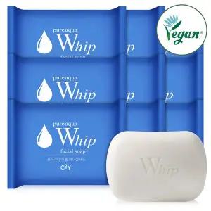 [C2Y] 아쿠아휩 페이셜 세수 세안 클렌징 비누 100gX9개 (베이비파우더향)
