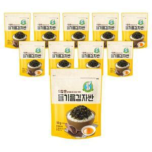[성경김][지도표 성경김/본사운영] 들기름 김자반 50g x 10봉