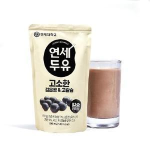 [NS홈쇼핑][연세두유] 검은콩 고칼슘 두유 파우치 190ml60팩[33437932].