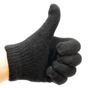 이중 북극곰 요술 장갑 블랙 밍크 방한용 기모 겨울용 군용 두꺼운