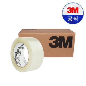3M 스카치 311 OPP 박스 포장용 테이프 투명 48mmX100M 1박스 36개입 냉장 냉동 창고 저온용 겨울 포장 이사 택배