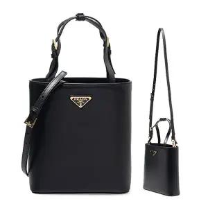 24SS  가죽 미니 숄더백 1BA401 2AIX F0002 블랙