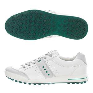 [에코] 스트리트 야크레더 골프화 화이트 론그린 039184-56495