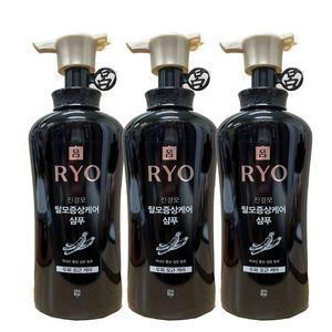 려 탈모증상케어 진결모 샴푸 490ml x 3개/