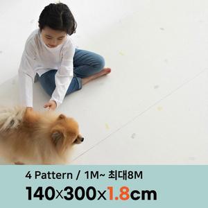 [삼바텍]18T PVC 층간소음방지 롤매트  폭 140cm x 3m