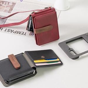 [갤럭시 Z플립6] 월렛 스트랩 카드지갑 케이스