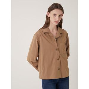 갤러리아 올리비아로렌 아우터형 오픈 카라 셔츠 VVCNL3F7371