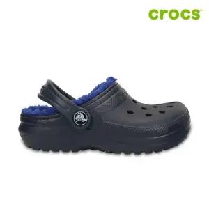 [크록스 정품] 클래식 라인드 아동 털샌들 203506-4EU