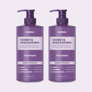 쿤달 단백질 트리트먼트 2개 세트 베이비파우더 1058ml