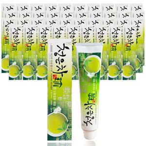 2080 청은차 진 치약 120g x 40개 잇몸 충치 케어 대용량 케이스