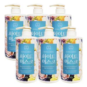 온더바디 플로럴가든 퍼퓸 바디로션 화이트 머스크향 730mL x 6개