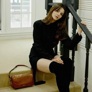 [몽삭] 클레어 숄더&크로스백 미디움 탄 AP15-2315-TN