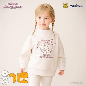 [몰리멜리] [미코캐릭터즈]까꿍융기모맨투맨티셔츠