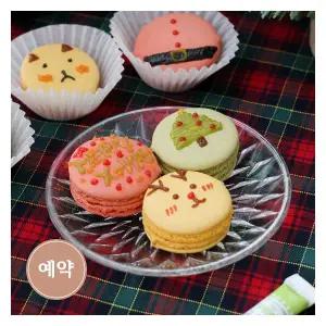 [12월예약] 장가네제과 크리스마스 마카롱만들기 키트 (10개입) [노오븐 크리스마스데이트 디저트선물]