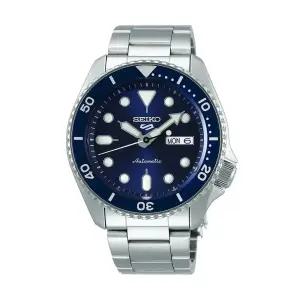 세이코 남성 남자 블루 실버 오토매틱 메탈시계 SRPD51K1