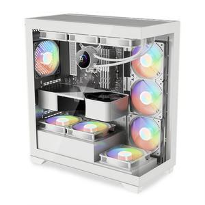 :데이븐 DAVEN AQUA 스쿠버 ARGB BTF 컴퓨터 PC 케이스 (화이트)