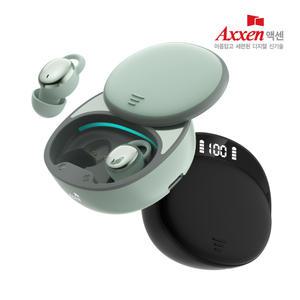 액센 N670 초소형 수면 겸용 잔량표시 무선충전 블루투스 이어폰