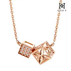 골드앤 14K 루이스퀘어 목걸이 RG