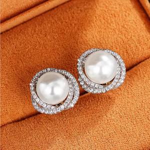 [당일발송] 고퀄리티 혼주 본식 웨딩 큐빅 진주 귀걸이 플라워 한복 상견례 모임 소개팅 면접 맞선