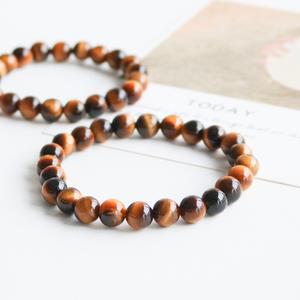 AAA 호안석 심플 원석팔찌 8미리 파워스톤 천연석