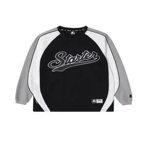 [차일디] 스타터 성인 남여공용 (SA243ILS26-BLK) 웨이브 로고 저지 롱슬리브