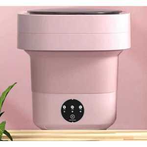 휴대용 속옷 세탁기 행주 손빨래 여행용 미니 양말 (터빈세탁기) 그레이 (타이머+인조핸드워시)