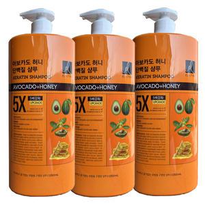 엘라스틴 아보카도 허니 5X 단백질 샴푸 1350ml x 3개/무료