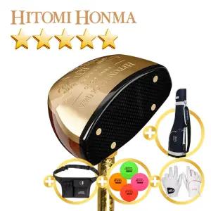 [좌타 입고][파크골프 풀세트] 25년형 협회인증 히토미 혼마 5스타 파크골프채