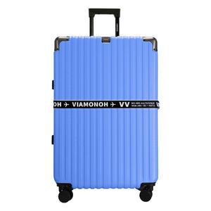 [비아모노]확장형 비토 화물대형 캐리어 30인치_블루 (캐리어벨트+보관커버 포함)