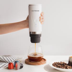 네스프레소 캡슐커피 호환 휴대용 전동 커피머신 원두챔버포함 아웃도어 캠핑 가정용 손프레소