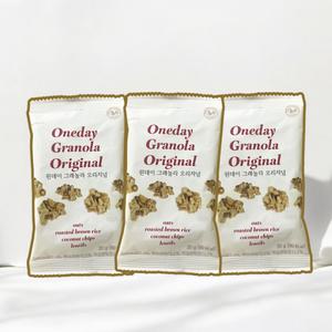 산과들에 원데이 그래놀라 오리지널 압착귀리 식이섬유 단백질 30봉 3개