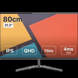빅트랙 QHD IPS 75Hz 평면 모니터, 80cm, 32FM7501Q