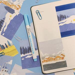 세계여행일러스트메모지추억돋는 레트로감성메모지 여행일러스트엽서 감상에젖는 배경그림엽서