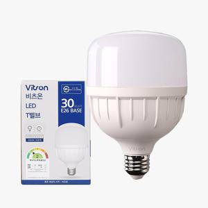 비츠온 T-BULB E26 티벌브 램프 전구 LED 고와트 전구다마 램프 30W, 50W 주광색