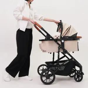 플리다스 프리미엄 강아지 유모차 애견 분리형 접이식 개모차 소형견 중형견