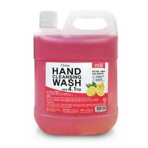 오릭스 핸드클렌징워시 분홍색 4.1kg 고급형 레몬향