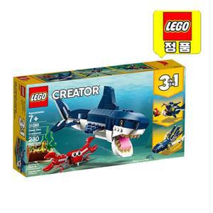 레고 크리에이터 3in1 상어+오징어+아귀 창의적 조립놀이 장난감 완구 어린이 선물