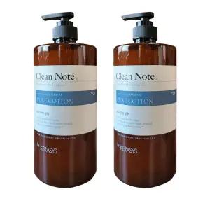 애경 케라시스 클린노트 샴푸 1L 2개 퓨어코튼 파우더리코튼