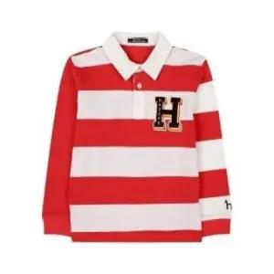 [롯데백화점]헤지스키즈 선염 럭비 카라티(HUS02TP05M_RD)