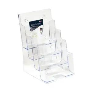 카탈로그꽂이A5(4단) F5004 4600/파일꽂이/아크릴꽂이/팜플렛거치대/카달로그꽂이/홍보물거치대/아크릴