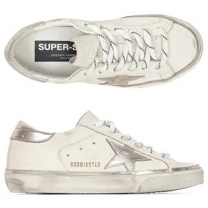 골든구스 25FW 오픽화이트 플레티넘 슈퍼스타 클래식 스니커즈 GWF00101 F007558 10698