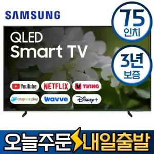 삼성 75인치 QLED 4K UHD 스마트 TV 75Q60 유튜브 디즈니 미러링