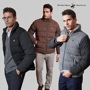[비버리힐즈폴로클럽]남성 케이블 니트 패딩 자켓 1종