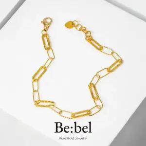 순금팔찌 3.75g(1돈 한돈) 24k 사각 링 체인 18k장식추가중량 비벨