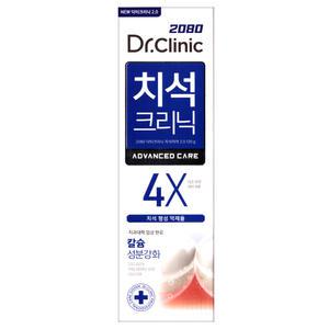 2080 닥터크리닉 고불소 치석크리닉 치석 치약 120g